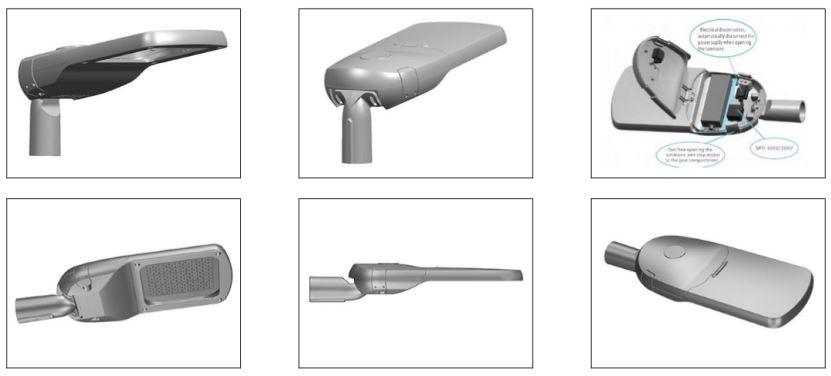 product-739-336 design of led street lamps of daylight sensor